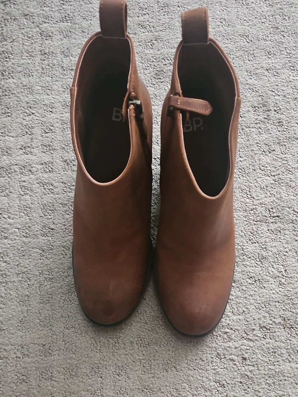 * NWOB* bp Women's Chestnut Brown Ankle Booties